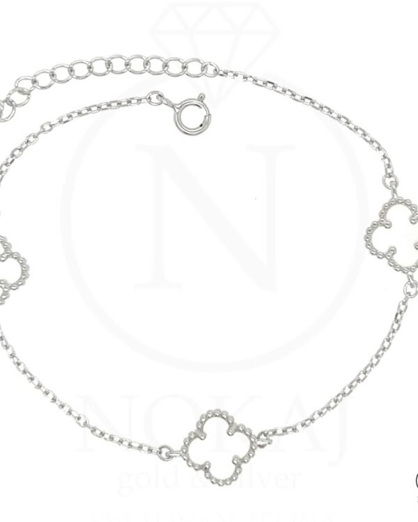 Srebrna Narukvica Triple Pearl