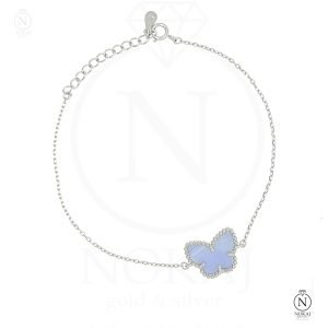Srebrna narukvica Turquoise Butterfly
