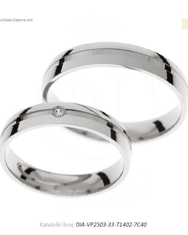 VJENČANO PRSTENJE TRIO – TROJEDINSTVENA RASKOŠ ZLATARSKOG MAJSTORSTVA (S DIJAMANTOM)