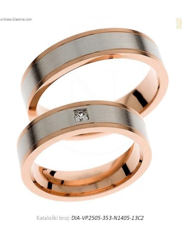 VJENČANO PRSTENJE – DISKRETAN IZRAZ VJERNOSTI (S DIJAMANTOM)
