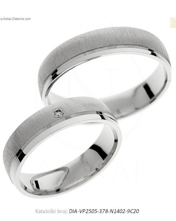 VJENČANO PRSTENJE – ODRAZ NJEŽNOSTI I SNAGE (S DIJAMANTOM)