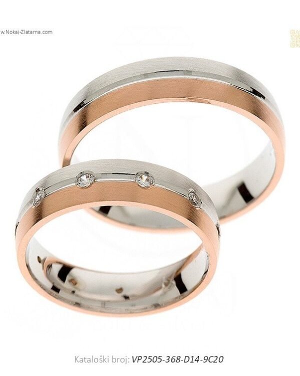 VJENČANO PRSTENJE DUOHARMONIJA – PROFILIRANE DVIJE FORME