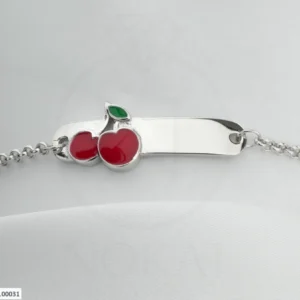 SREBRNA DJEČJA NARUKVICA - CVIJET (S251125-100031)