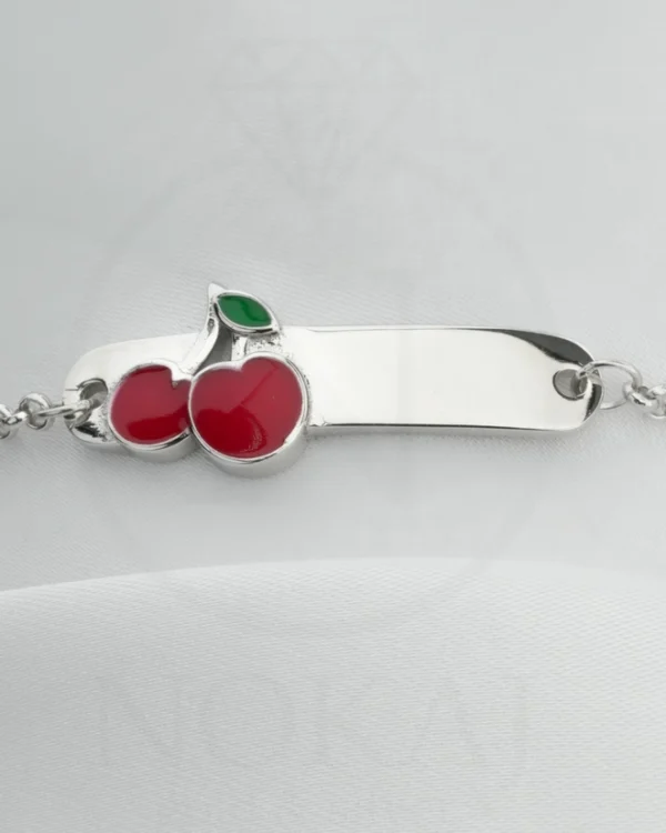 SREBRNA DJEČJA NARUKVICA - CVIJET (S251125-100031)