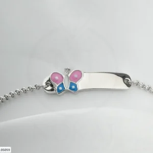 SREBRNA DJEČJA NARUKVICA - LEPTIR (S251125-105059)