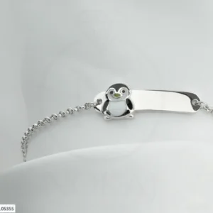SREBRNA DJEČJA NARUKVICA - PINGVIN (S251125-105355)
