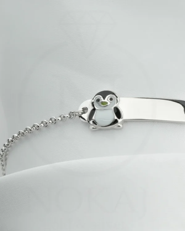 SREBRNA DJEČJA NARUKVICA - PINGVIN (S251125-105355)