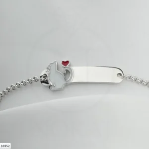 SREBRNA DJEČJA NARUKVICA - MAČKA (S251125-110352)