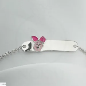 SREBRNA DJEČJA NARUKVICA - STILIZIRANI MOTIV (S251125-111824)