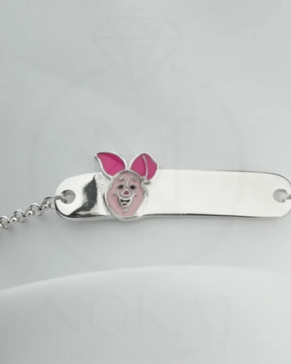 SREBRNA DJEČJA NARUKVICA - STILIZIRANI MOTIV (S251125-111824)