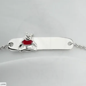 SREBRNA DJEČJA NARUKVICA - MEDO (S251125-112438)