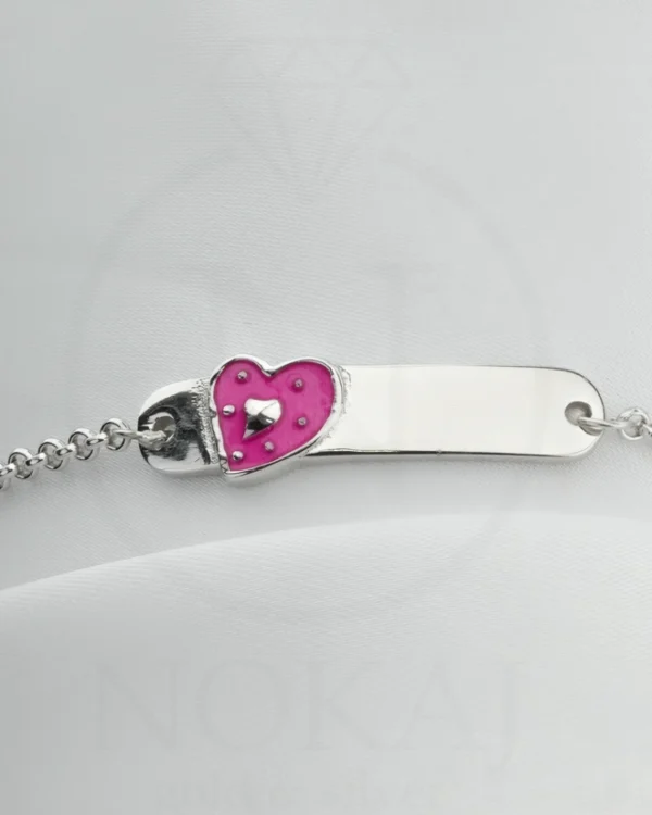 SREBRNA DJEČJA NARUKVICA - SRCE (S251125-112826)