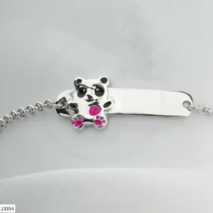 SREBRNA DJEČJA NARUKVICA - STILIZIRANI MOTIV (S251125-113354)