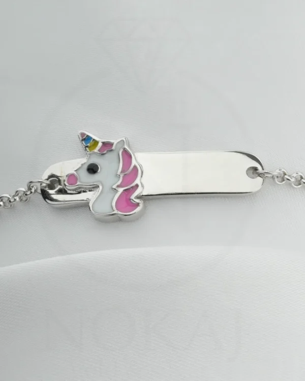 SREBRNA DJEČJA NARUKVICA - JEDNOROG (S251125-113537)