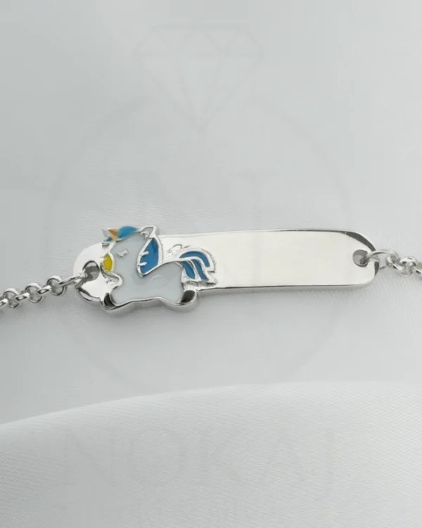 SREBRNA DJEČJA NARUKVICA - JEDNOROG (S251125-113815)