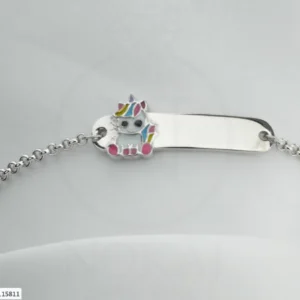 SREBRNA DJEČJA NARUKVICA - JEDNOROG (S251125-115811)