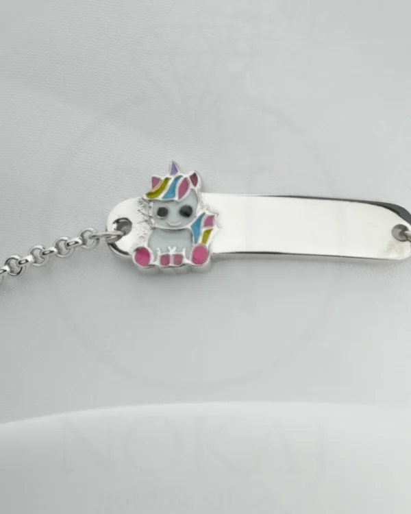 SREBRNA DJEČJA NARUKVICA - JEDNOROG (S251125-115811)