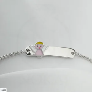 SREBRNA DJEČJA NARUKVICA - ANĐEO (S251125-115847)