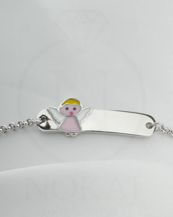 SREBRNA DJEČJA NARUKVICA - ANĐEO (S251125-115847)