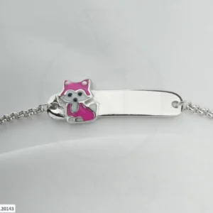 SREBRNA DJEČJA NARUKVICA - LISICA (S251125-120143)