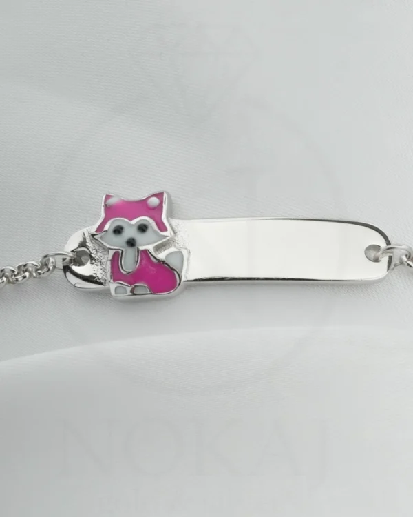 SREBRNA DJEČJA NARUKVICA - LISICA (S251125-120143)