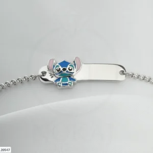 SREBRNA DJEČJA NARUKVICA - STILIZIRANI MOTIV (S251125-120547)