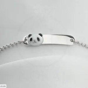 SREBRNA DJEČJA NARUKVICA - PANDA (S251125-121131)