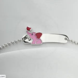 SREBRNA DJEČJA NARUKVICA - SLON (S251125-121647)