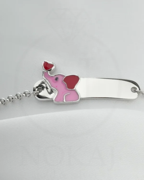 SREBRNA DJEČJA NARUKVICA - SLON (S251125-121647)