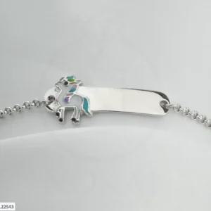 SREBRNA DJEČJA NARUKVICA - KRILATI KONJ (S251125-122543)