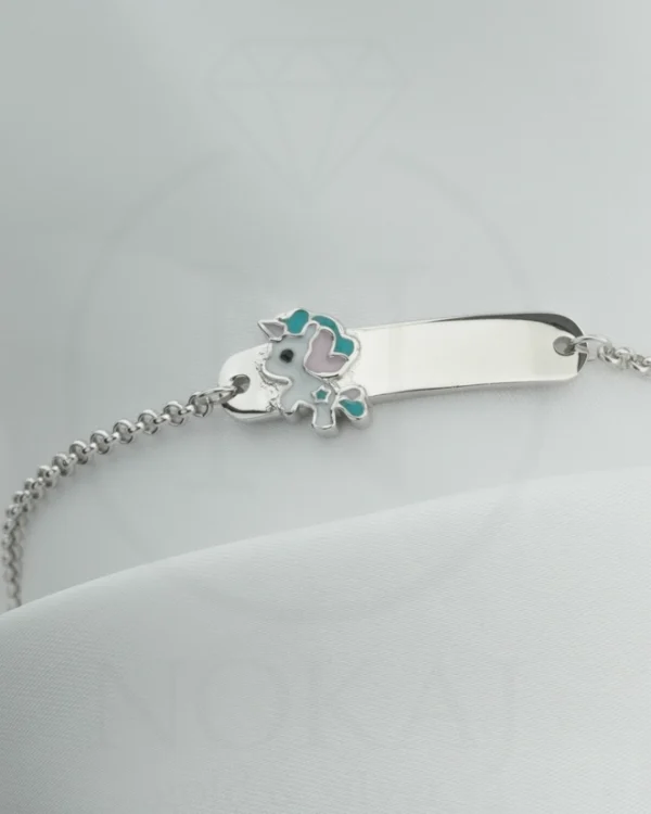 SREBRNA DJEČJA NARUKVICA - JEDNOROG (S251125-123424)