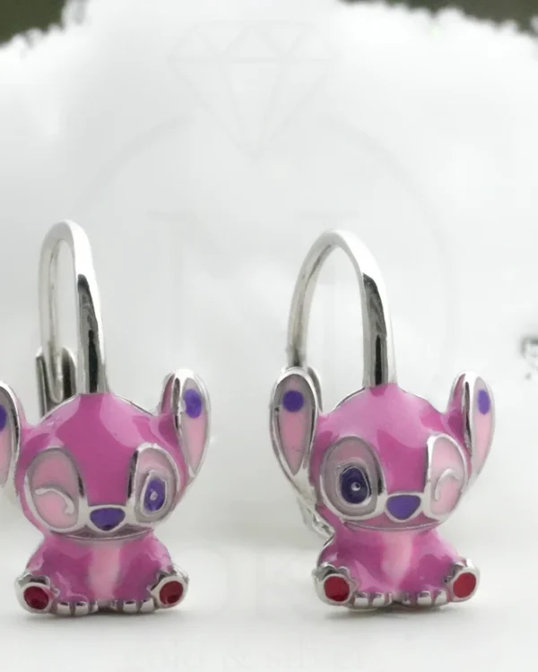 SREBRNE DJEČJE NAUŠNICE - STILIZIRANI MOTIV (S251130-112203)