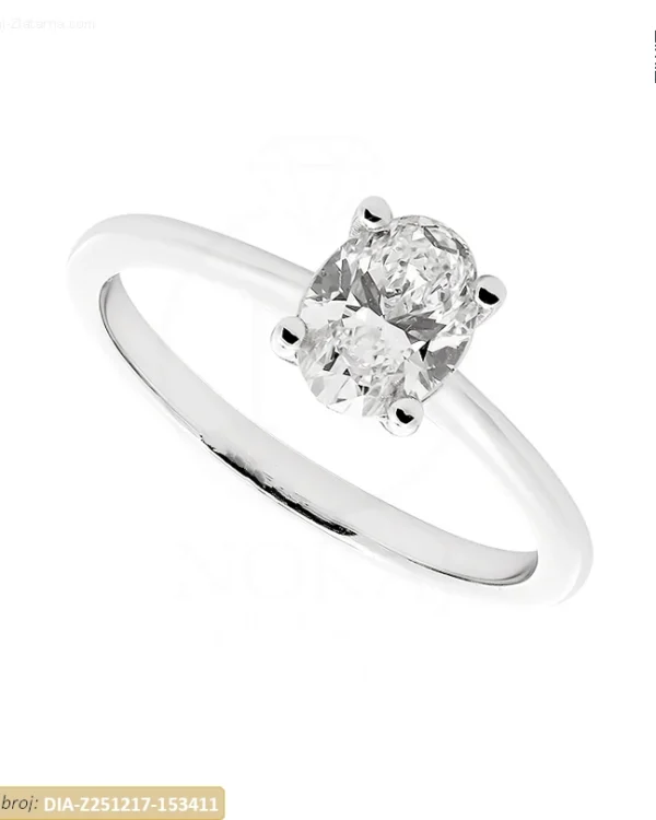 ZLATNI ZARUČNI PRSTEN S DIJAMANTOM (Z251217-153411)