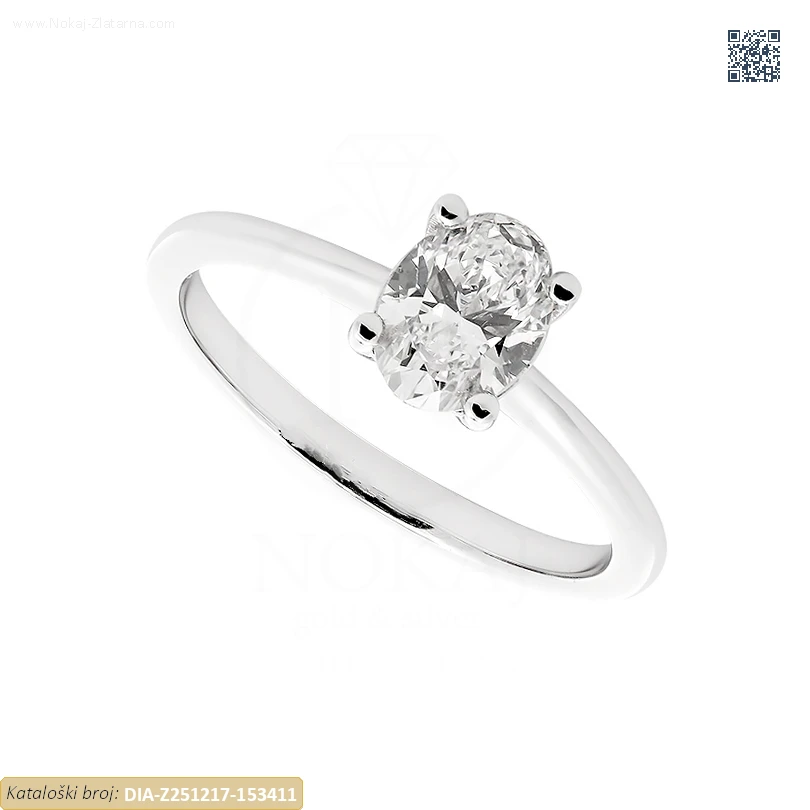ZLATNI ZARUČNI PRSTEN S DIJAMANTOM (Z251217-153411)