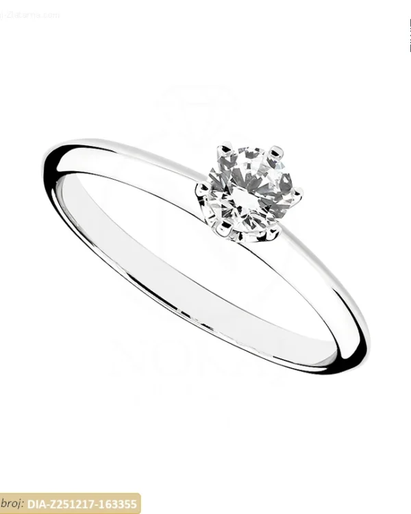 ZLATNI ZARUČNI PRSTEN S DIJAMANTOM (Z251217-163355)