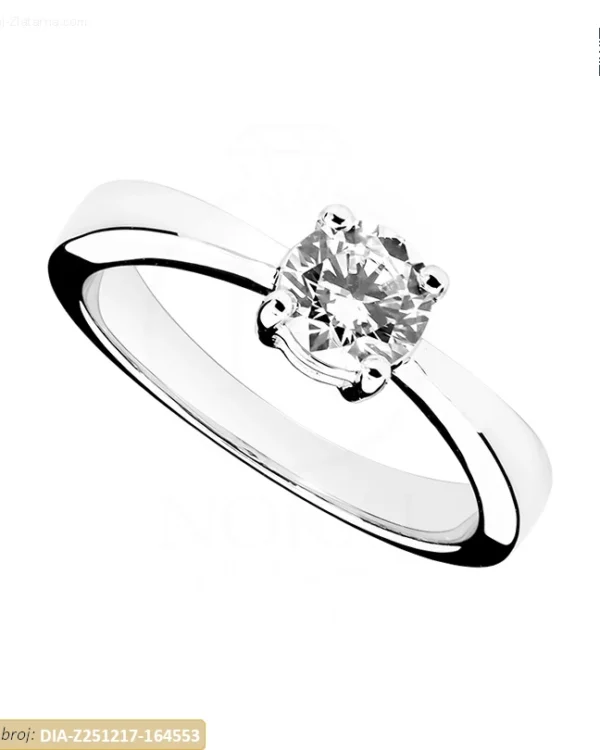 ZLATNI ZARUČNI PRSTEN S DIJAMANTOM (Z251217-164553)
