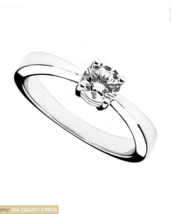 ZLATNI ZARUČNI PRSTEN S DIJAMANTOM (Z251217-170521)