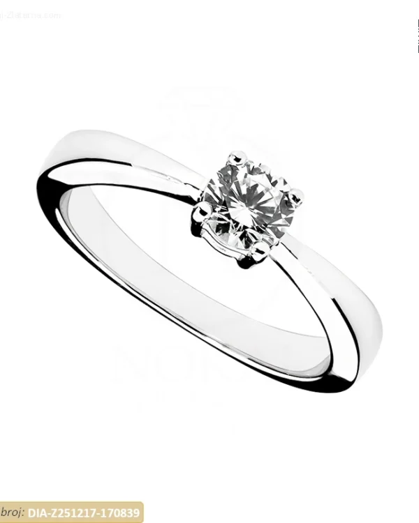 ZLATNI ZARUČNI PRSTEN S DIJAMANTOM (Z251217-170839)