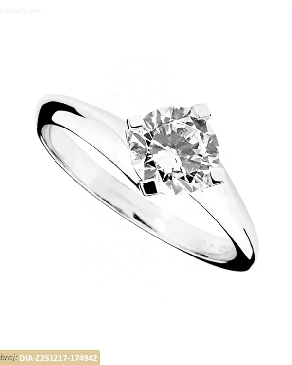 ZLATNI ZARUČNI PRSTEN S DIJAMANTOM (Z251217-174942)