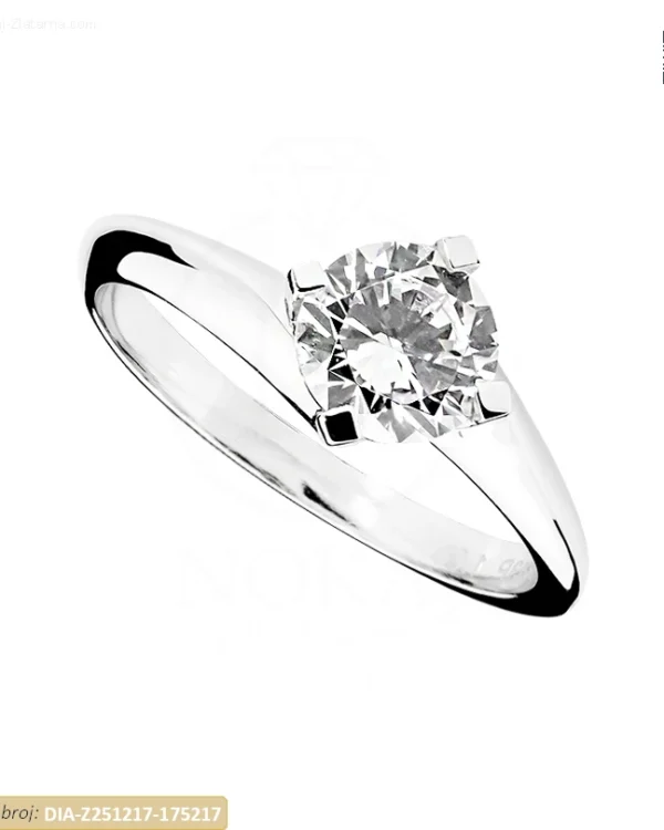 ZLATNI ZARUČNI PRSTEN S DIJAMANTOM (Z251217-175217)