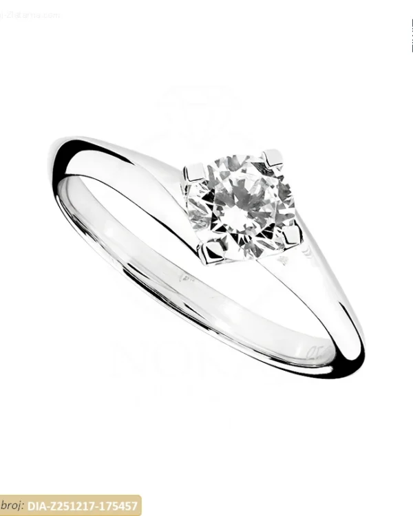 ZLATNI ZARUČNI PRSTEN S DIJAMANTOM (Z251217-175457)