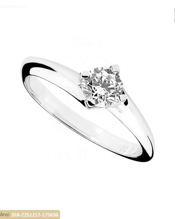 ZLATNI ZARUČNI PRSTEN S DIJAMANTOM (Z251217-175636)