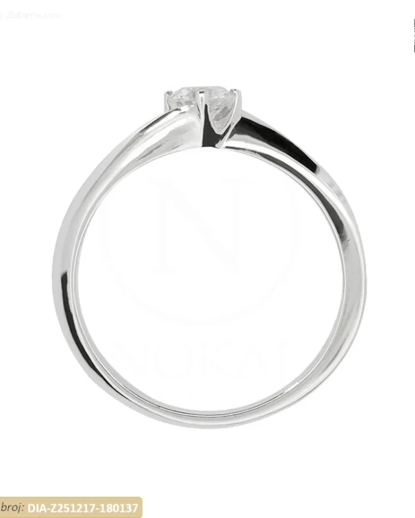 ZLATNI ZARUČNI PRSTEN S DIJAMANTOM (Z251217-180137)