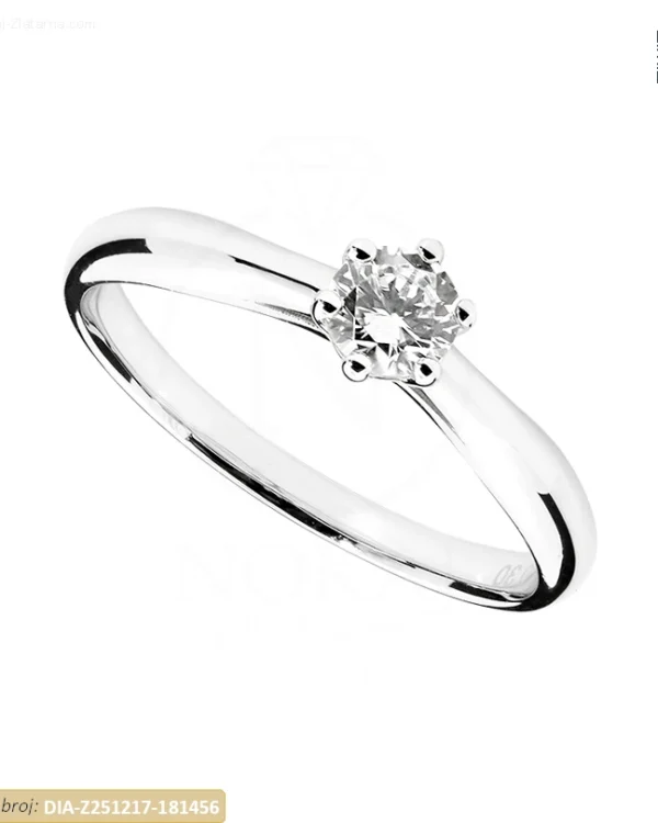 ZLATNI ZARUČNI PRSTEN S DIJAMANTOM (Z251217-181456)
