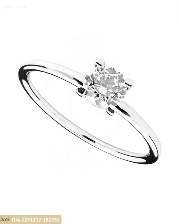 ZLATNI ZARUČNI PRSTEN S DIJAMANTOM (Z251217-181752)