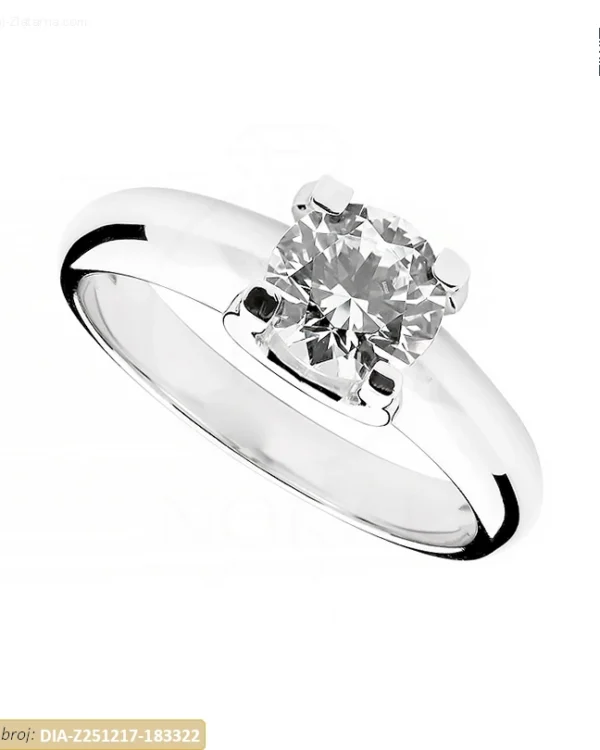 ZLATNI ZARUČNI PRSTEN S DIJAMANTOM (Z251217-183322)