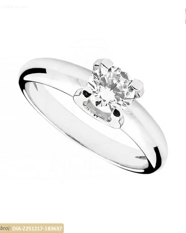 ZLATNI ZARUČNI PRSTEN S DIJAMANTOM (Z251217-183637)
