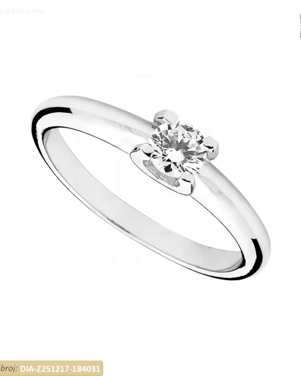 ZLATNI ZARUČNI PRSTEN S DIJAMANTOM (Z251217-184031)