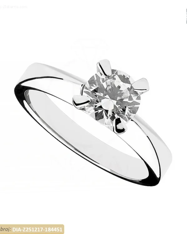 ZLATNI ZARUČNI PRSTEN S DIJAMANTOM (Z251217-184451)