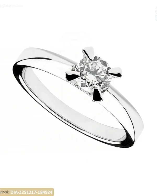 ZLATNI ZARUČNI PRSTEN S DIJAMANTOM (Z251217-184924)